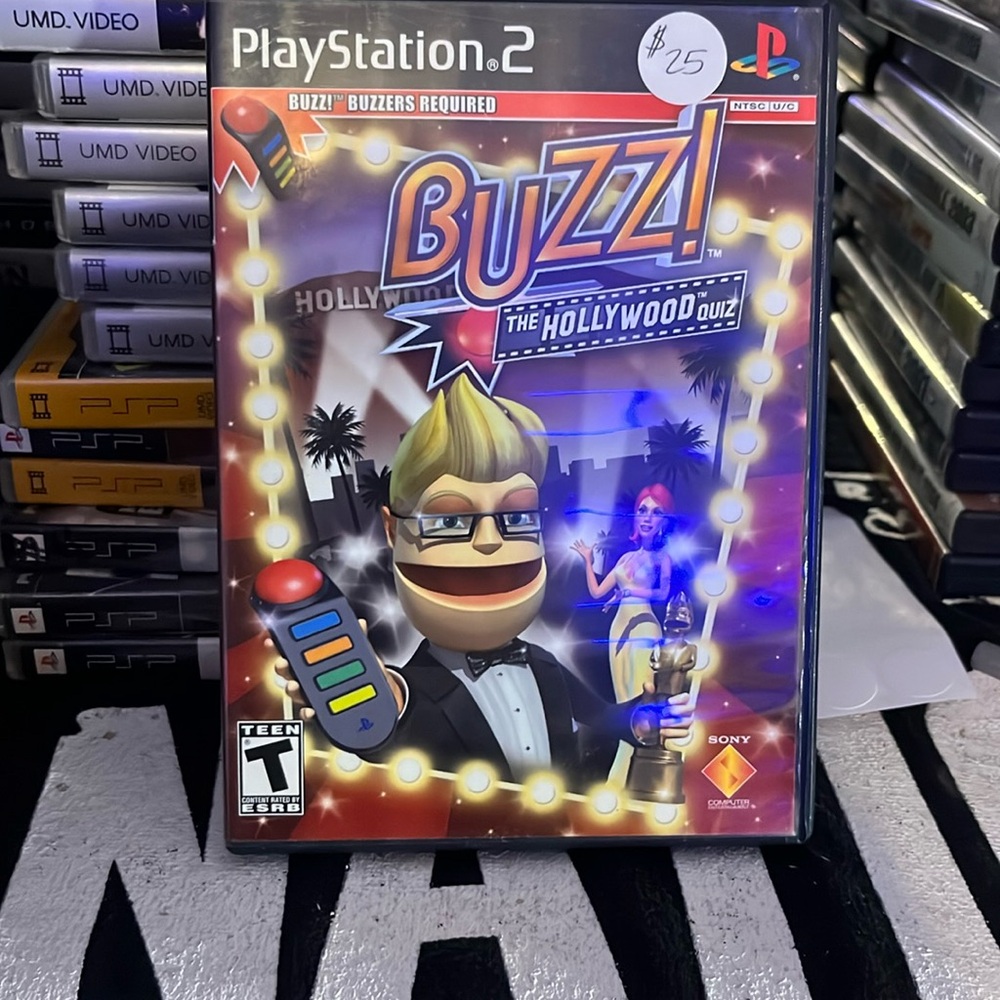 PS2- Buzz! The Hollywood Quiz CIB